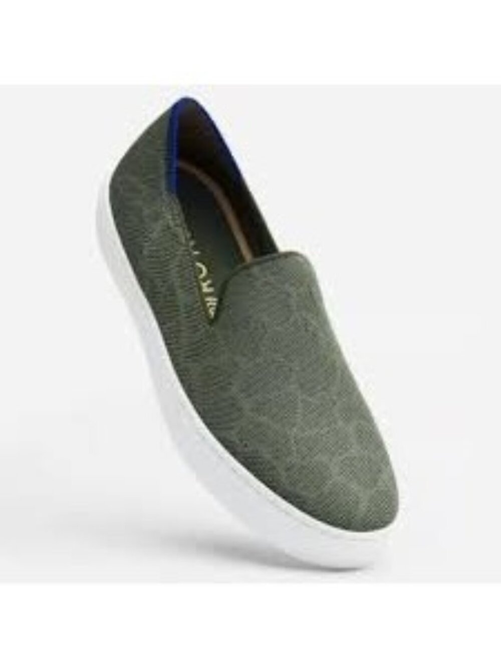 Rothy's Green Slip-On Sneakers, Size 9